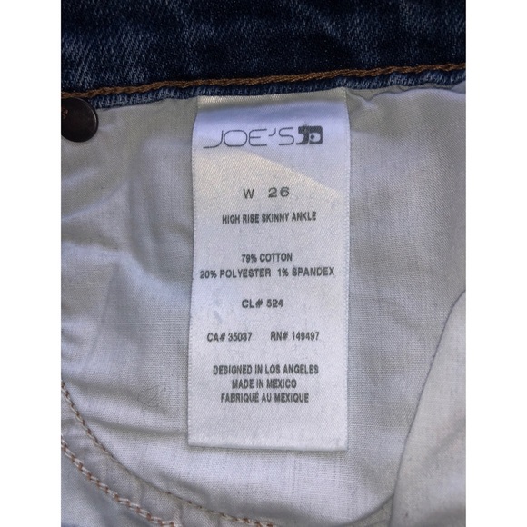 Joe’s Jeans High Rise Skinny Ankle in Raw Wheaton - Picture 8 of 14